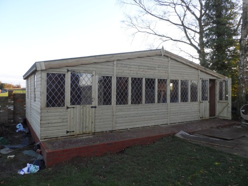 Summer house 30x15 log - house, lap