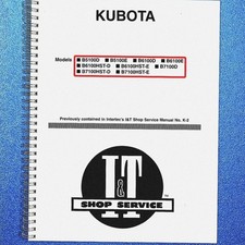 KUBOTA B5100D/E B6100D/E