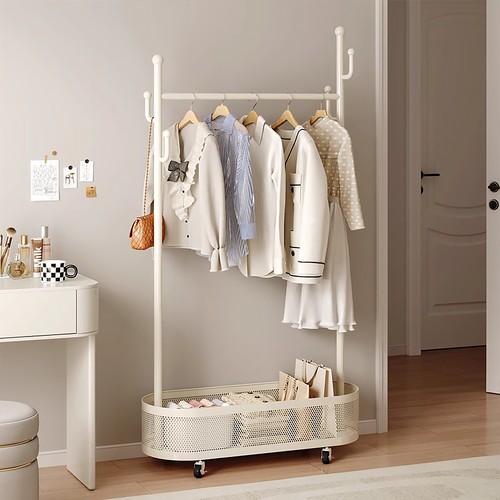 Rolling coat hat rack - rolling,