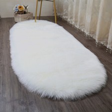 Carpet Non Slip Fluffy Shaggy Soft Rugs Sheepskin Rug Bedroom Mats Faux Fur