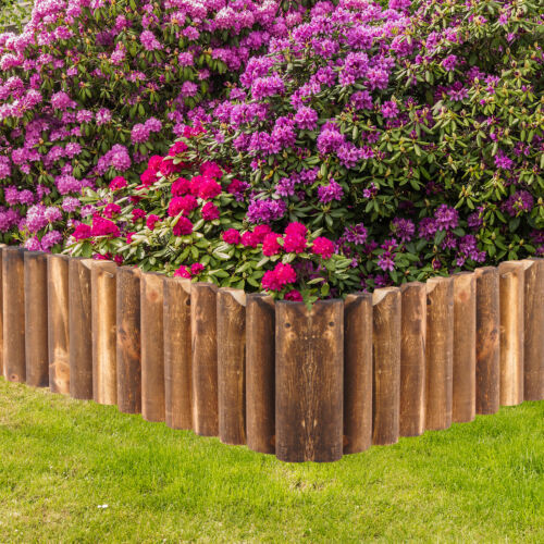 120cm wooden garden fence - 120cm,