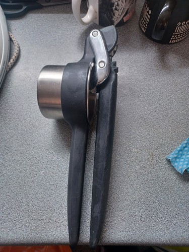 Stainless steel potato ricer - steel,