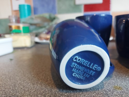 Corelle stoneware coffee - stoneware, mugs