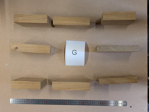 Oak hardwood timber offcuts - hardwood,