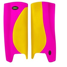 OBO Robo Hi-Rebound Leg Guards Large Yellow/Pink