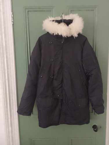 Military snorkel parka coat - military,