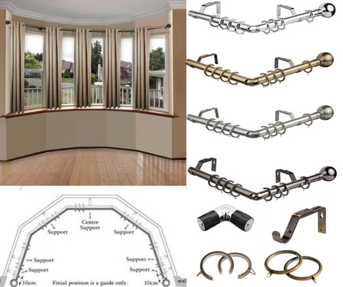 28mm sided bay window metal - 5-sided,