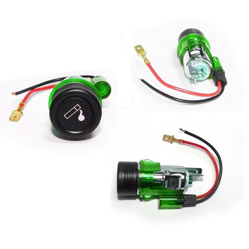 Green cigarette lighter cigar - green,