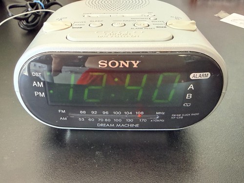 Sony icf c318 alarm clock - sony,