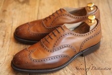 Church's Tan Brown Oxford Brogue Shoes Mens UK 9 G US 10 EU 43