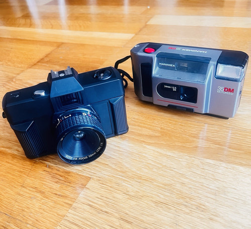 Vintage film cameras bundle - film,