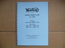 NORTON PARTS BOOK 1963-68