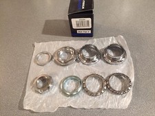 OLD SCHOOL BMX TIOGA BEARTRAP 2 HEADSET CHROME 1" threaded NEW tange gt