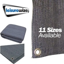 Breathable Caravan Awning Carpet Tent Groundsheet Garden Anthracite in -11 Sizes