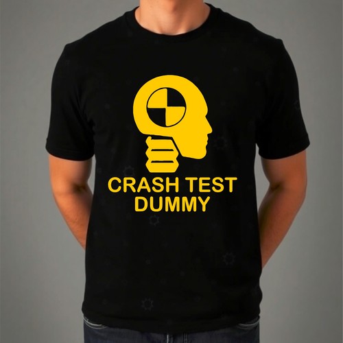 Crash test dummy shirt funny - crash, t-shirt