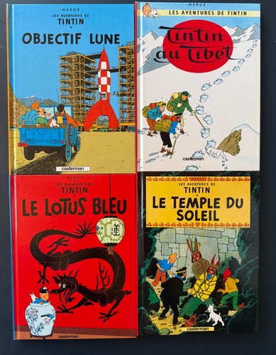 Lot tintin books french - 4,