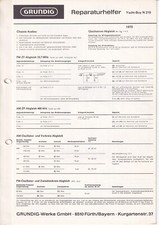 Service manual for Grundig