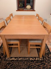 Ikea Oak Extendable Dining