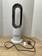 Dyson AM09 Tower Jet Focus Hot & Cool Heater Bladless Fan White Nickel