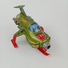 Dinky Toys No 351 UFO Interceptor Shado Working & Good Red Feet Broken Glass