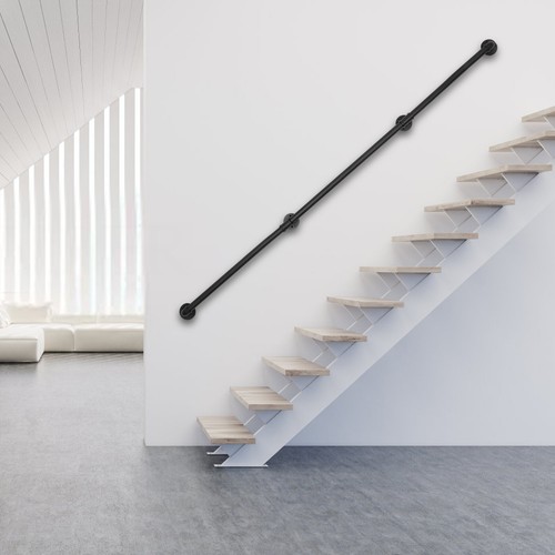 Wall handrail stair rail - stair,