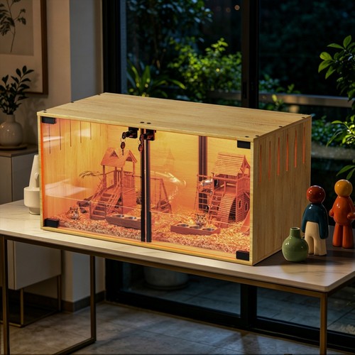 Chew proof hamster cage wooden - hamster,
