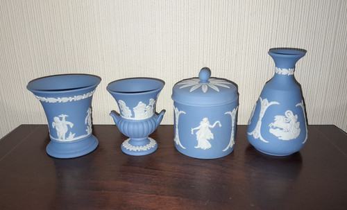 Wedgwood blue jasper dancing - blue,