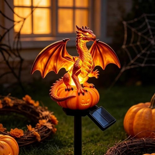 Gothic dragon golden ember - dragon,