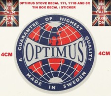 OPTIMUS STOVE 111,111B 8R