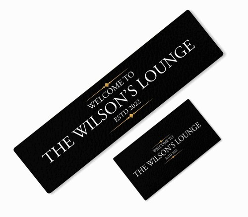 Personalised bar runner - personalised, any