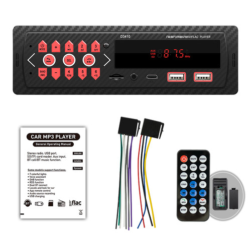 Single din car stereo radio - single,