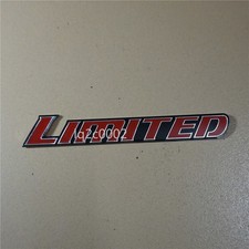 1x Glossy Red LIMITED 3D Acrylic Badge Sticker Emblem Decal Fender Sport V6 Door