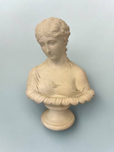 Antqiue parian bust - of, clytie