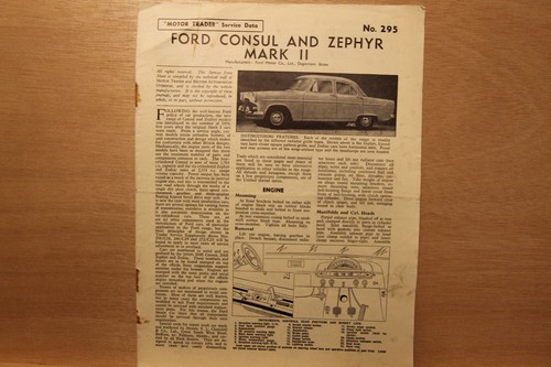 Original ford consul - ford,