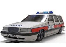 Scalextric Volvo 850 Estate - Police Edition in Clear Box, 1:32 Scale, NEW