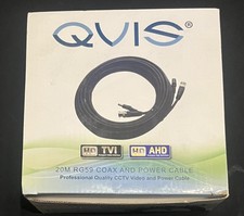 Qvis 20 Mtr CCTV Lead Bnc&