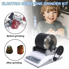 Professional Advanced Rock Tumbler Kit Rough Gemstones Grits GX Polishing New UK