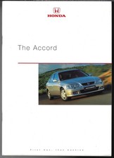 Honda Accord Mid-Late 2000 UK Market Brochure S SE Executive Sport Type-V Type-R