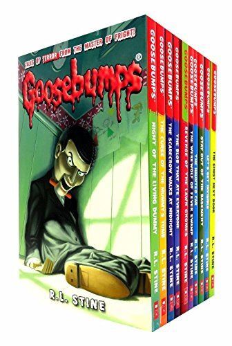 Goosebumps book set night - book,