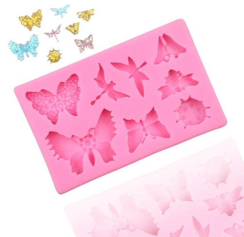 Butterfly silicone mould - butterfly,