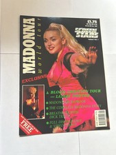 Madonna World Tour Rare Uk Magazine Volume 1 Blond Ambition Era. Great Pics 1990
