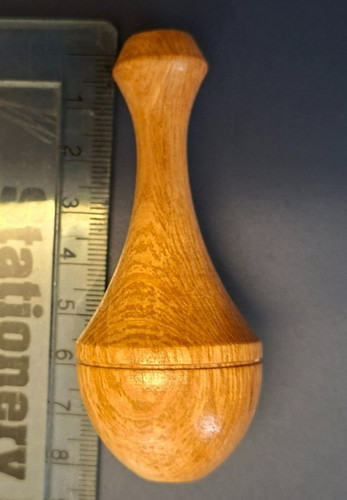 Small wooden wood acorn cord - wooden,