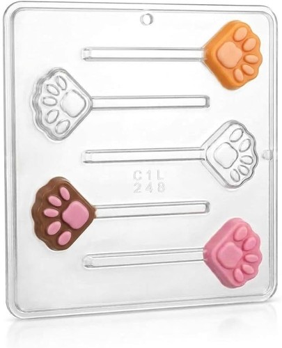 Cat paw print lollipop - cat's,