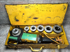 REMS Amigo 2 Pipe Threader Machine Power Driven Die Stock 1/8” To 2” 110V - Used