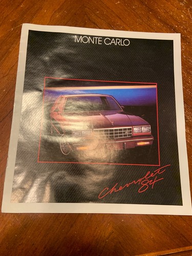 1984 chevrolet monte carlo - chevrolet,