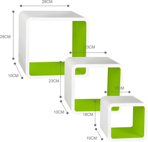 Cube floating wall shelves - cube,