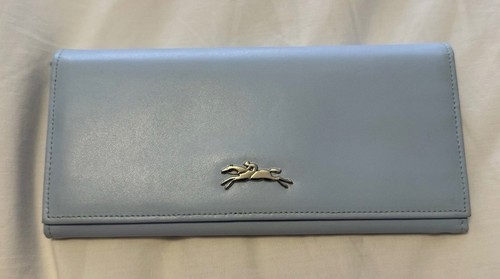 Longchamp baby blue leather - longchamp,