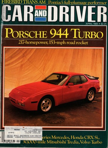 Car driver april 1985 - driver,