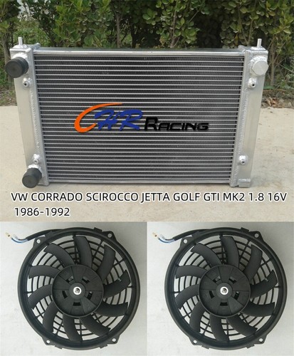 Aluminium radiator fans - aluminium, vw