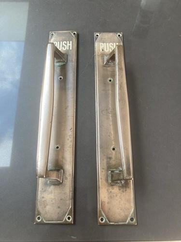Antique brass door - brass,